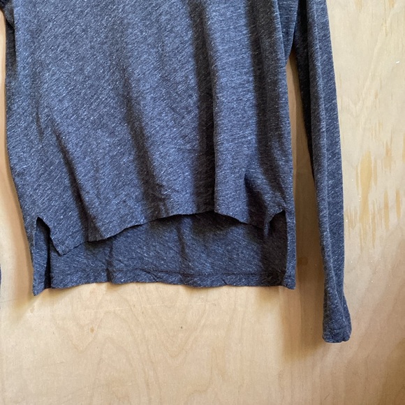 Madewell | Whisper Cotton Turtleneck in Heather Mercury M - Picture 3 of 7